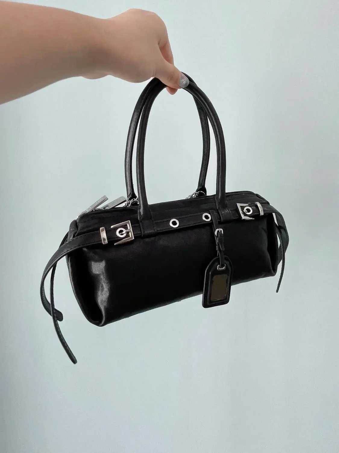 JIAERDI High Street Brown Y2k Hand Bag Wen Hot Girls Pu Leather Handle Chic Casual Handbag Fem Fiable Underarm Bag New Z250514