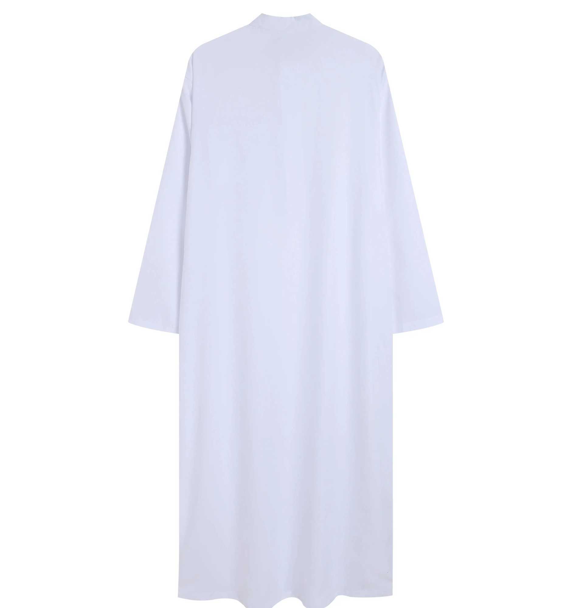 New Muslim Robe Mo Arab Ethnic Wind Sleeve Embroidery Festival Set Casual Men Abaya (M-4XL) X250514