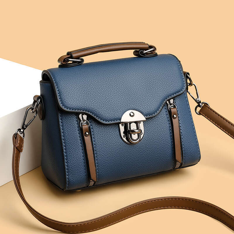 Direct supply crossbody women's trend retro hand-held shoulder versatile fashionable small square bag 2025 new style temperament chic elegant clo