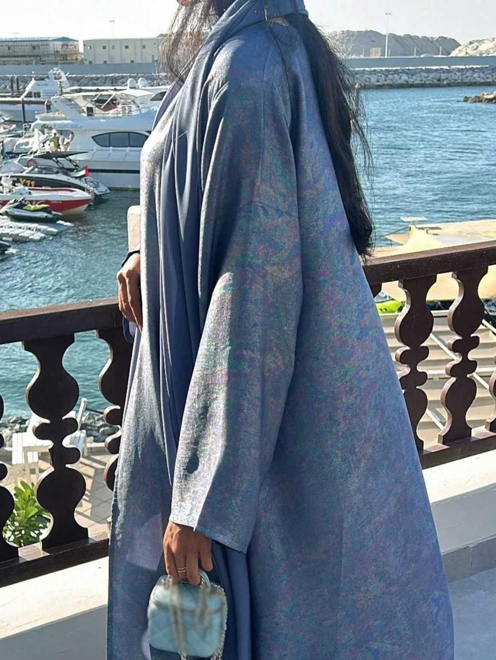 Middle-East Loose Abaya Muslim Full Slve Solid Arabian Abayas Women Jilbabs Ethnic Islamic Maxi Dresses Turkey Kaftans X250514