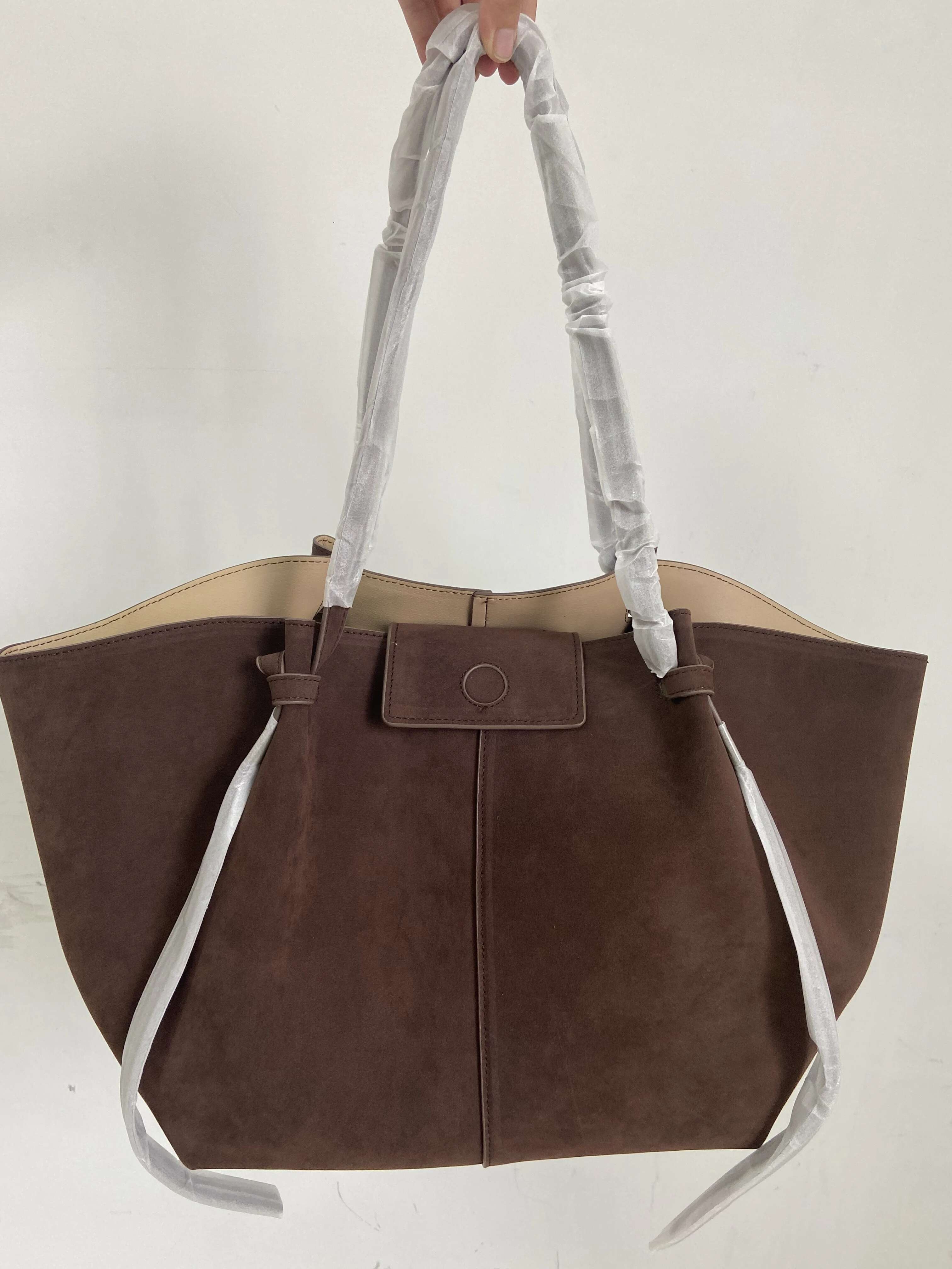 Faux Suede Tote Bags For Women Designer Handbags Purses 2025 New In Vintage Large Capacity Shoulder Original Brand Bag