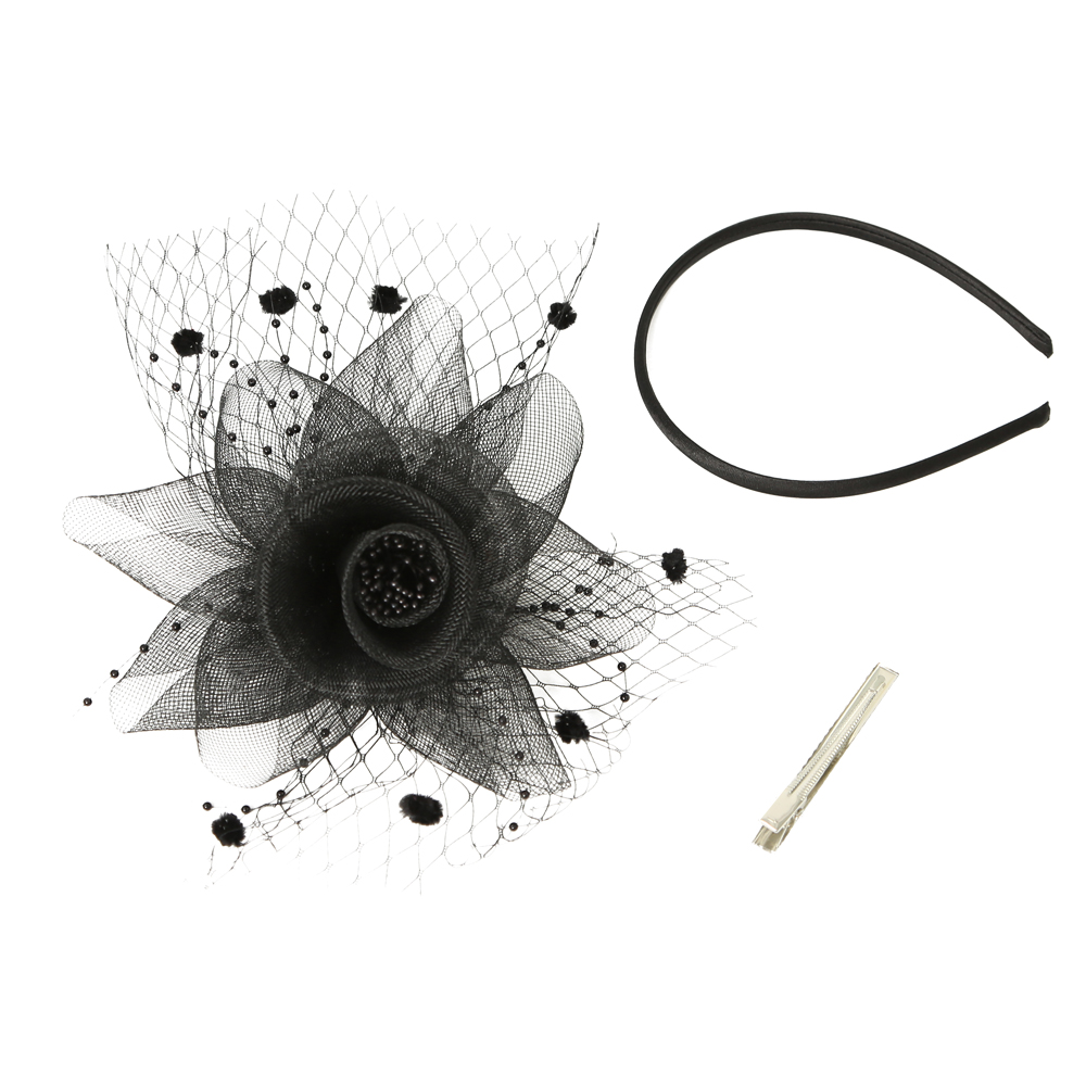 Elegant Pillbox Hats Accessory Collection: Laced Berets + Feathery Fedoras Ideal for Weddings & Festivals