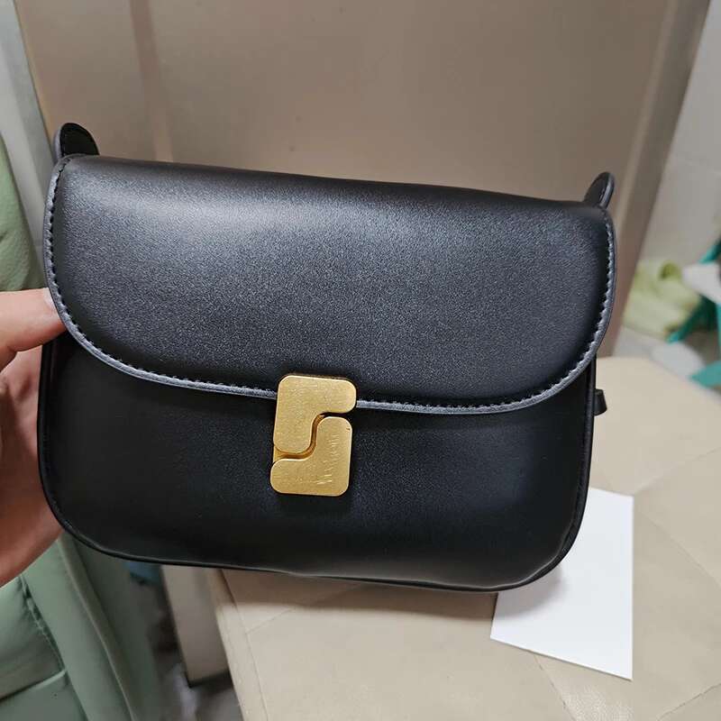 Genuine Leather Women's Shoulder Bag Handbag Messenger Preppy Female Vintage Envelope Bags Desinger Briefcase Purple