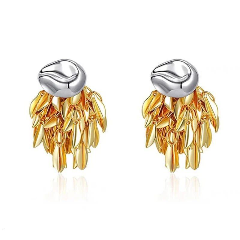 Vintage Unique Tassels Fancy Stud Earrings Women Trendy Fashion Jewelry Party Gifts Exquisite Geometric Accessories Cute QD331 250513