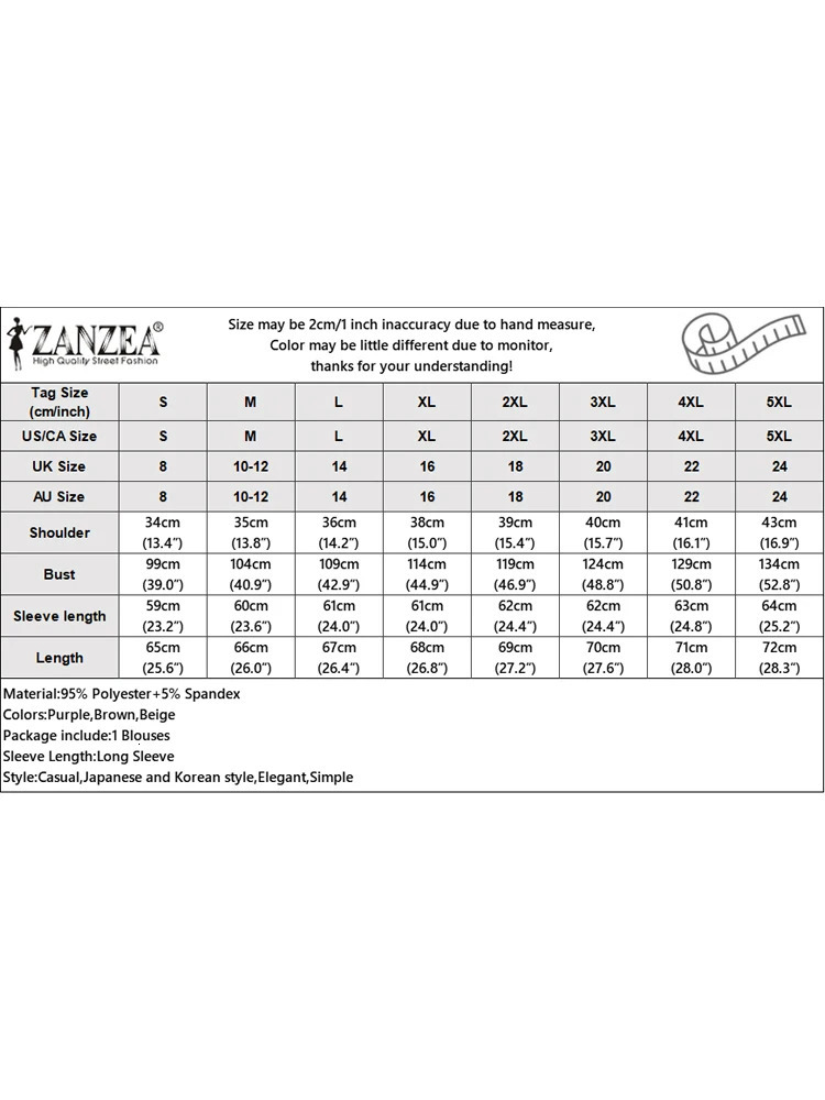 ZANZEA Women OL Blouse Fashion Long Puff Sleeve Shirts Ruffled Stitching Neck Tops Vintage Pleating Tunic Holiday Solid Top 250514
