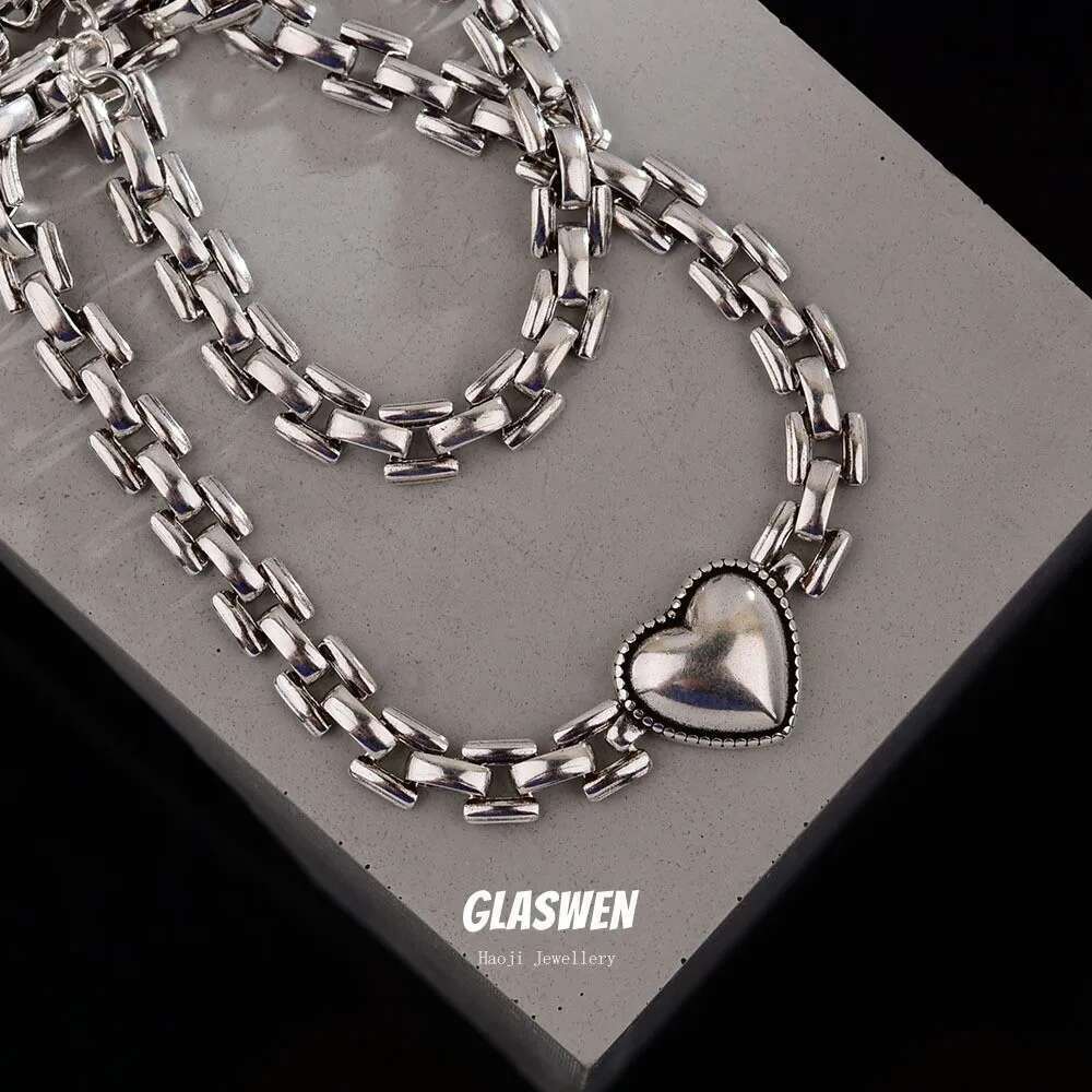 New Arrival Romantic Love Heart Sterling Sier Female Jewelry Set For Women Necklace Bracelet Ring Best Engagement Gifts
