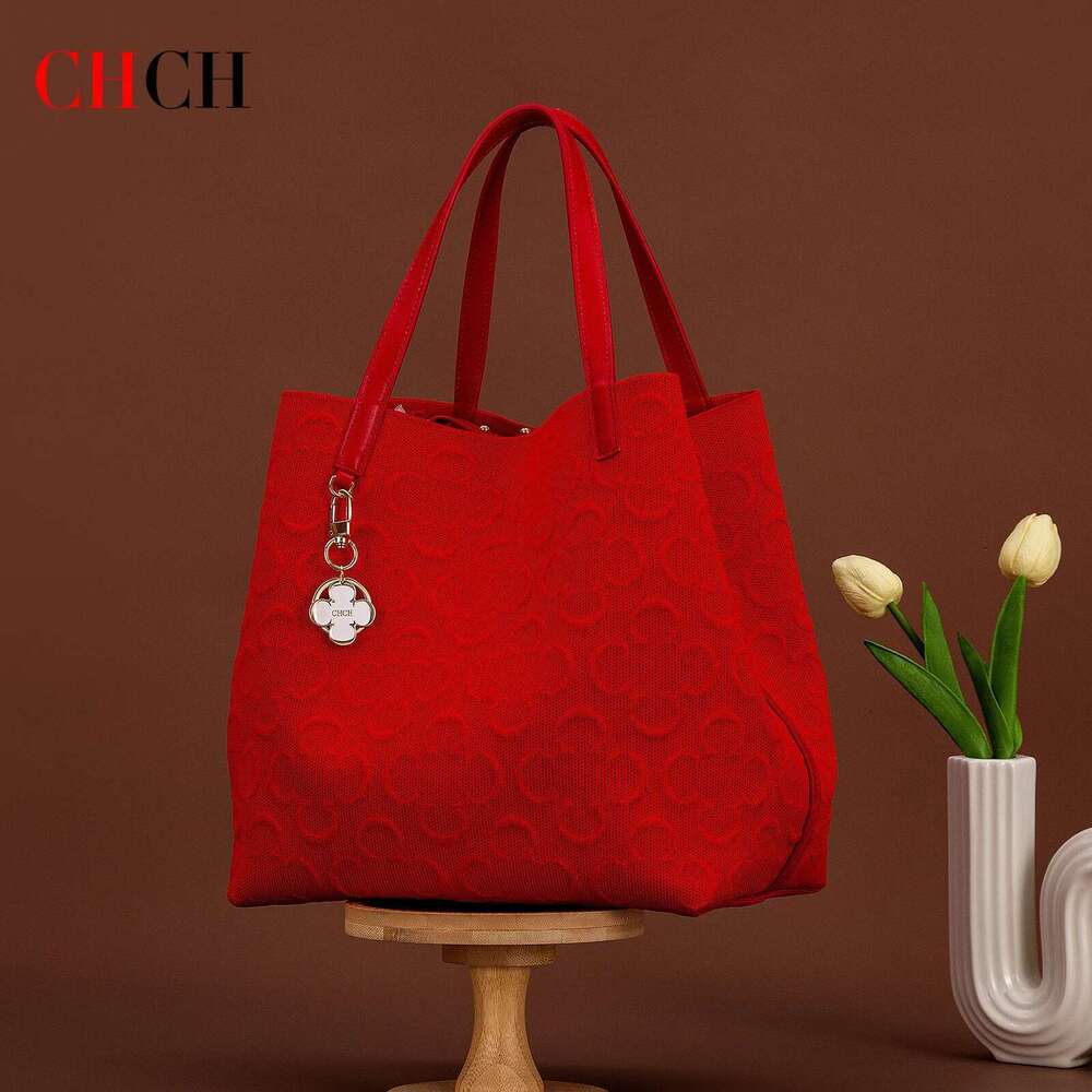 CHCH Shopping 2024 Large Capacity SMS Tote Bag Business Commuter Wallet 250513