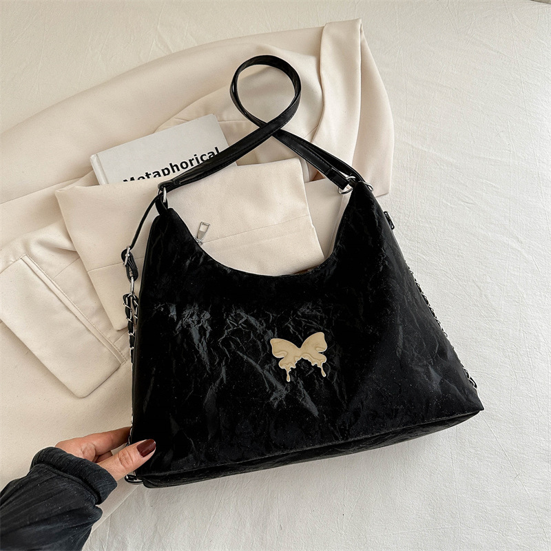 Free Delivery Designer Bag Small Versatile Butterfly Gentle Single Shoulder For Women 2025 Spring And Summer High End Texture Backpack Tote Luxury Bag