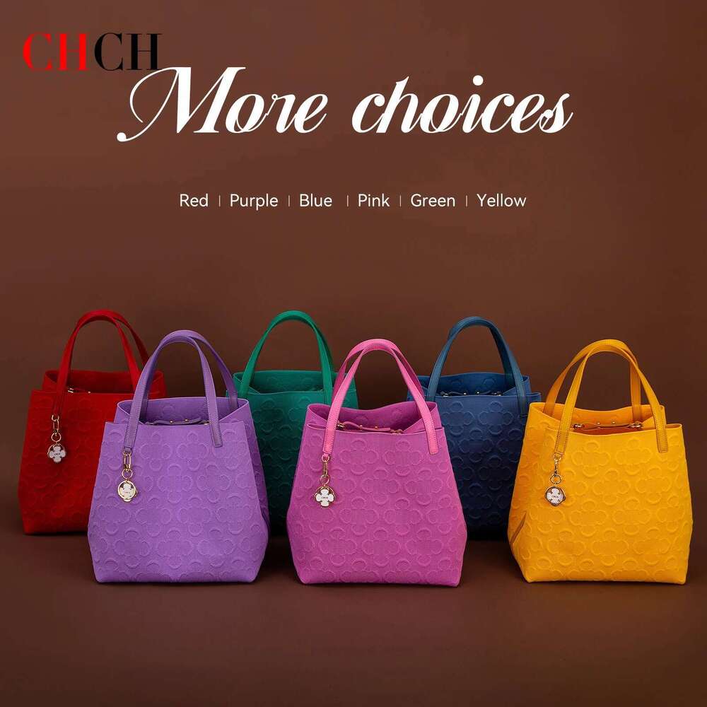 CHCH Shopping 2024 Large Capacity SMS Tote Bag Business Commuter Wallet 250513