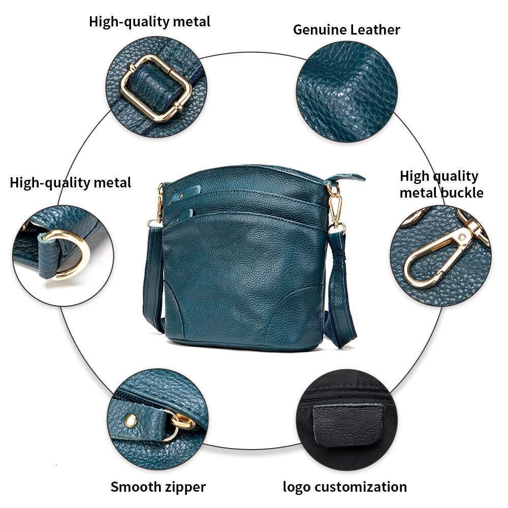 WESTAL Genuine Leather Women Mini Shoulder Designer Bag Four Seasons All-In-One Ladies Crossbody Purse