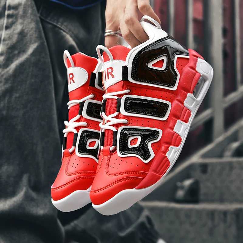 New Arrival 2025 Spring New Cushioned Anti-Shock Basketball Shoes for Teenagers Student Anti-Slip Wear-Resistant Thick Sole Sports Shoes Z250514