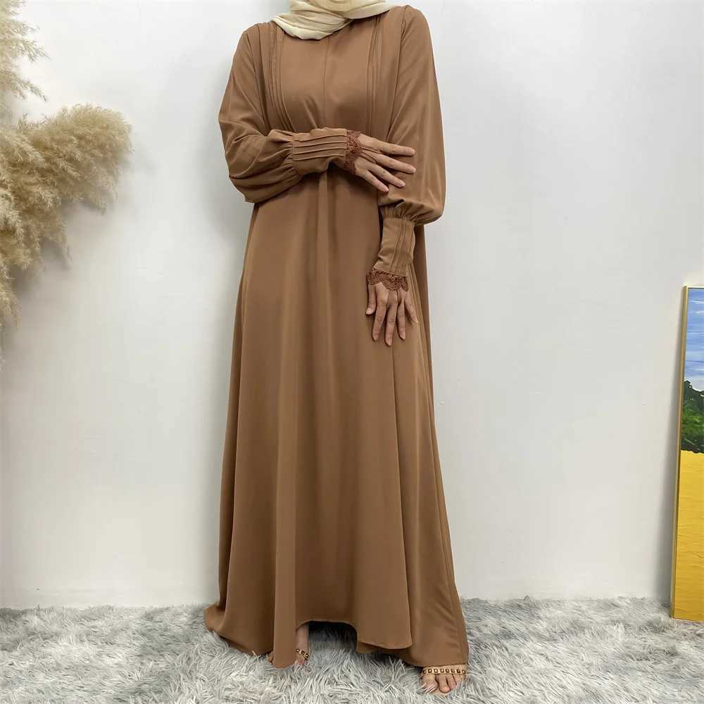 Muslim womens abaya Middle East Dubai abaya Turkish Islamic zipper dress Elegant dress for Arab women in Lent X250514