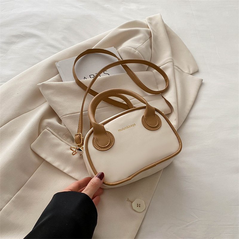 Free Delivery Designer Bag Internet Celebrity Fashion Patchwork Texture Hand 2025 Spring New Versatile Ins Shoulder Crossbody Small Square For Women L