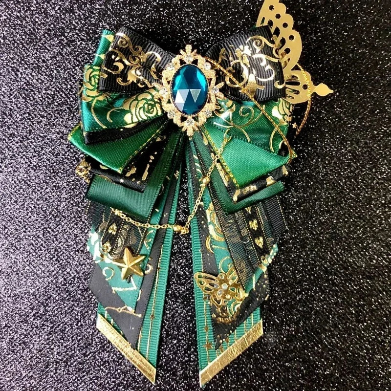 Lolita Bowtie Womens High-end Brooch Cosplay Anime Role-playing Set Shirt Dress Accessories Handmade Collar Flowers 250514