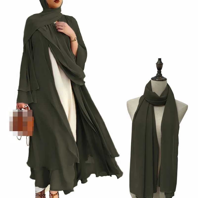Ramadan Hijab Dress for Women Islam Femme Modest Dresses Eid Muslim Suit Open Dubai Abaya Kimono Turkey Kaftan Robe X250514