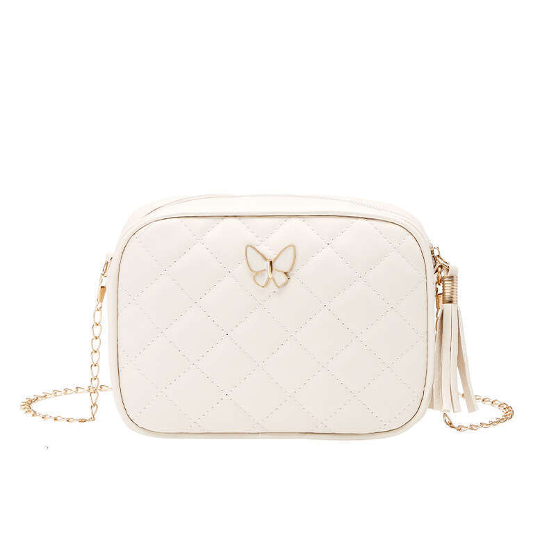 Lingge Chain Camera 2024 Ladies Fashion Small Leisurely Simple Embroidered Phone Bag