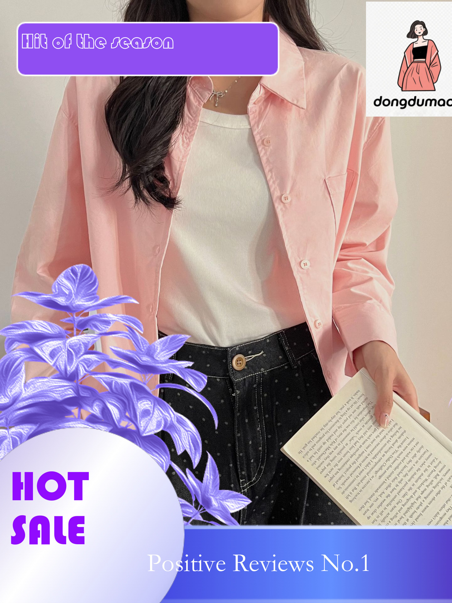 dongdumaoyi Blue shirt jacket for women in the spring summer of 2025, new design sense, niche shirt, loose and layered long sleeved top