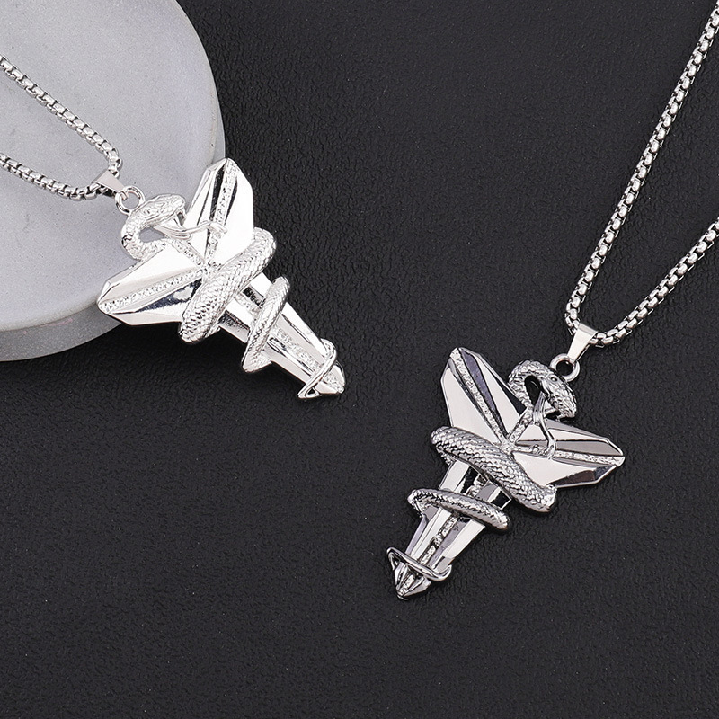 Hip hop retro style, light luxury, trendy fashion, personalized fashion, cool necklace, collarbone chain