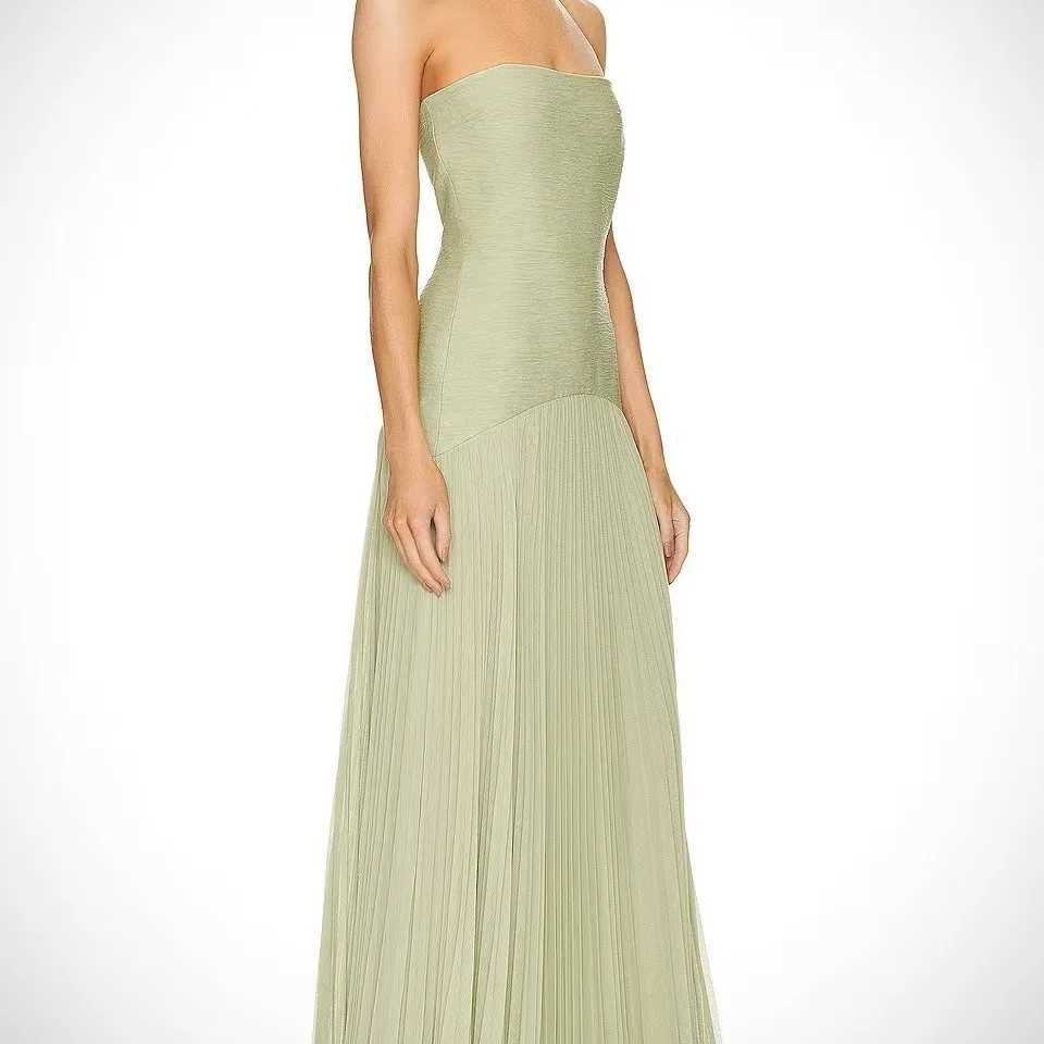 Womens Dress Luxury Strap-Breast Zipper Elegant Fairy Style Patchwork Evening Long DressXJ250514