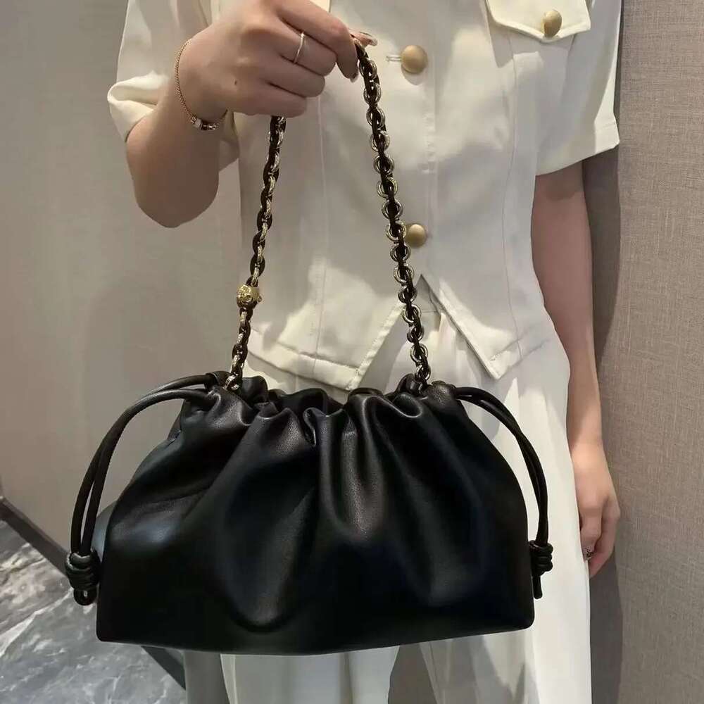Brand Designer Fashion High-Grade Texture Leather Cloud Bag Ladies High Quality Cowhide Shoulder Crossbody Bags