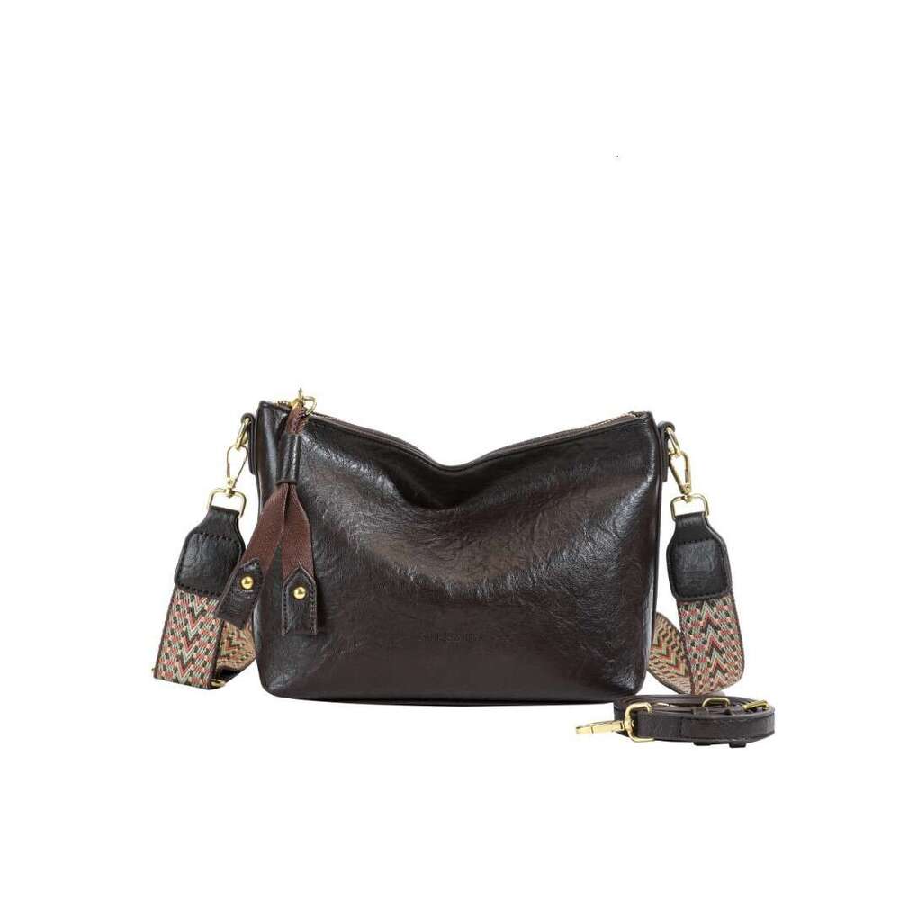 Fashionable Texture Small Diagonal Cross Women's New 2025 Trendy Soft Leather Shoulder Versatile Casual Crossbody Bag