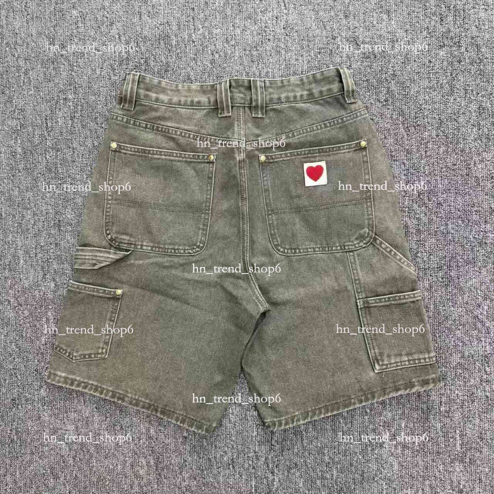 carharttshorts Men's Jeans Shorts Shorts Hip Hop Pocket Loose Denim Athletic Shorts Men's Women's Summer New Harajuku Men's Basket