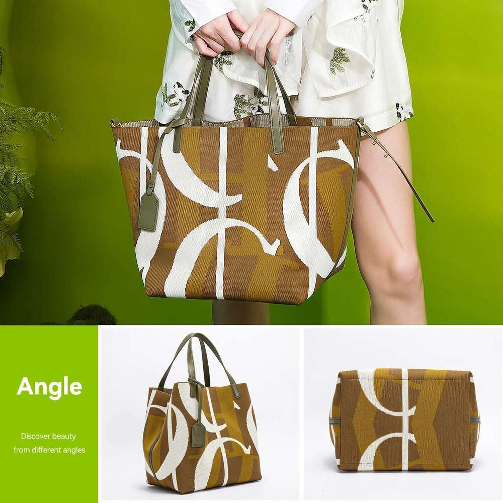 Chch Women's Tote 2025 New Fabric Travel Vacation Large Capacity Shopping Bag