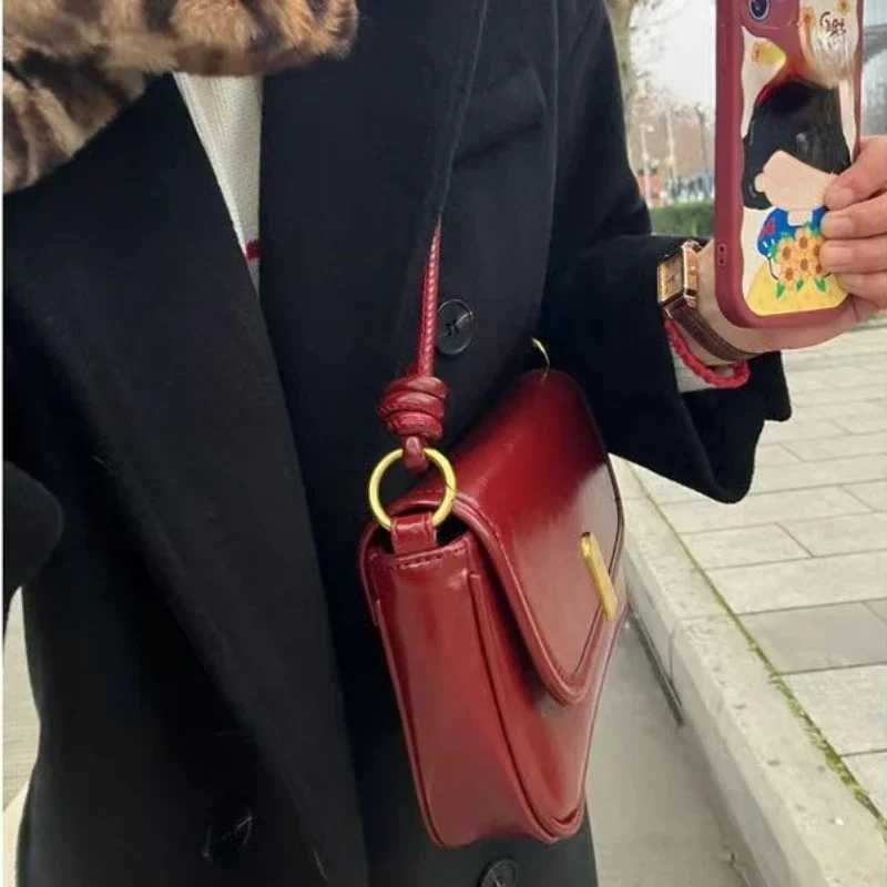 All My Ins Vintage Fi Shoder Bags Off Lady Korean Chic Simple Handbags Elegant Y2k Wen Casual Underarm Bag Z250514