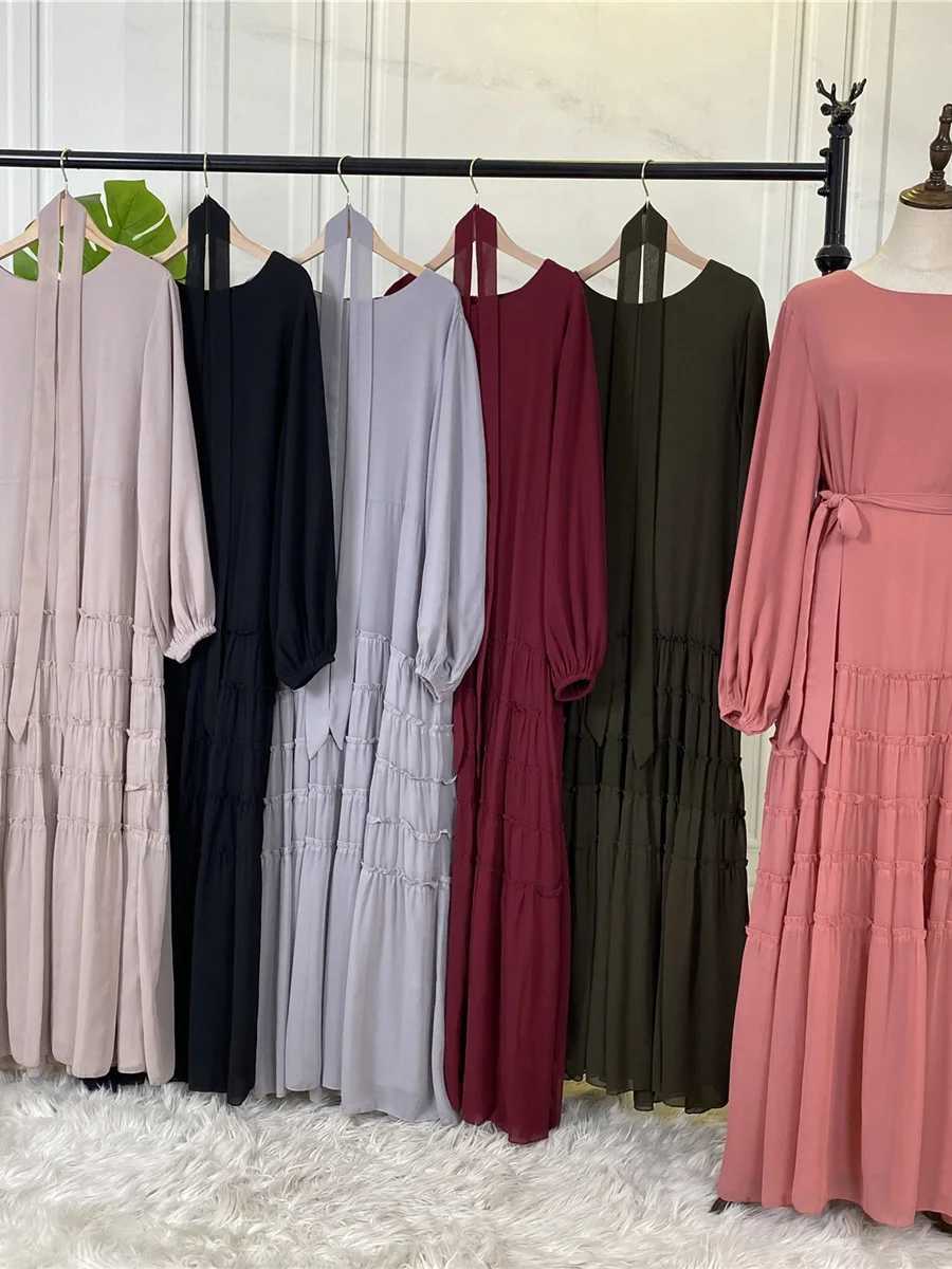 2025 Modest Abaya Ramadan Musulman De Mode Maxi Robe Turkey Kaftan Islamic Clothing Muslim For Women Hijab Dress Caftan Vestidos X2505149