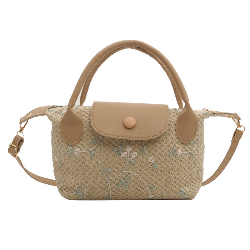 High Quality New Style Free Delivery Designer Bag Woven Fashion Korean Version Soft Handbag 2024 Spring Multifunctional Women's Slanted Western S