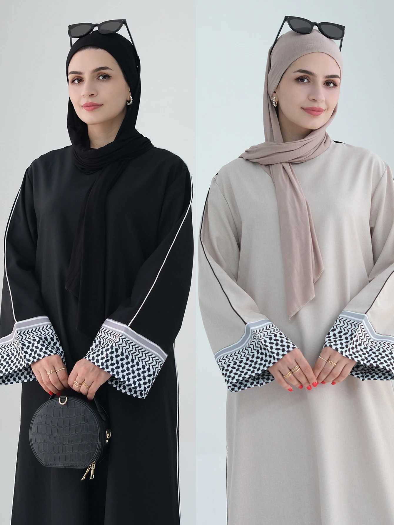 2025 Ramadan Gorgeous Muslim Middle East Abayas Women Elegant Cardigan Fashion Robe Dubai Luxury Eid Islam Long Dress Kaftan X250514