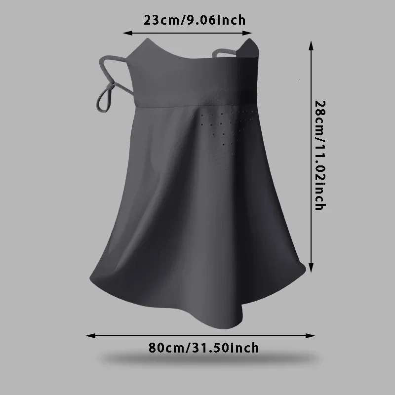 Sunscreen Mask Traceless for Women Ice Silk Anti-ultraviolet Summer Breathable Thin Cover Face 250514