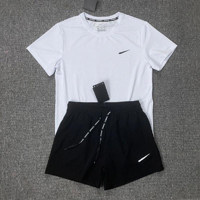 Mens NK Tracksuits Tech Set Designer Tracksuit T Shirts Shorts Two-piece Womens Print Quick Drying and Breathable Sportswear basketball Tracksuits Asian size