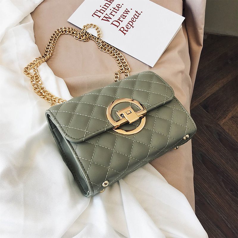Free Delivery Designer Bag Women's 2019 Fashion Crossbody Trendy Instagram Western Texture Chain Internet Famous Small Bag Luxury Bag