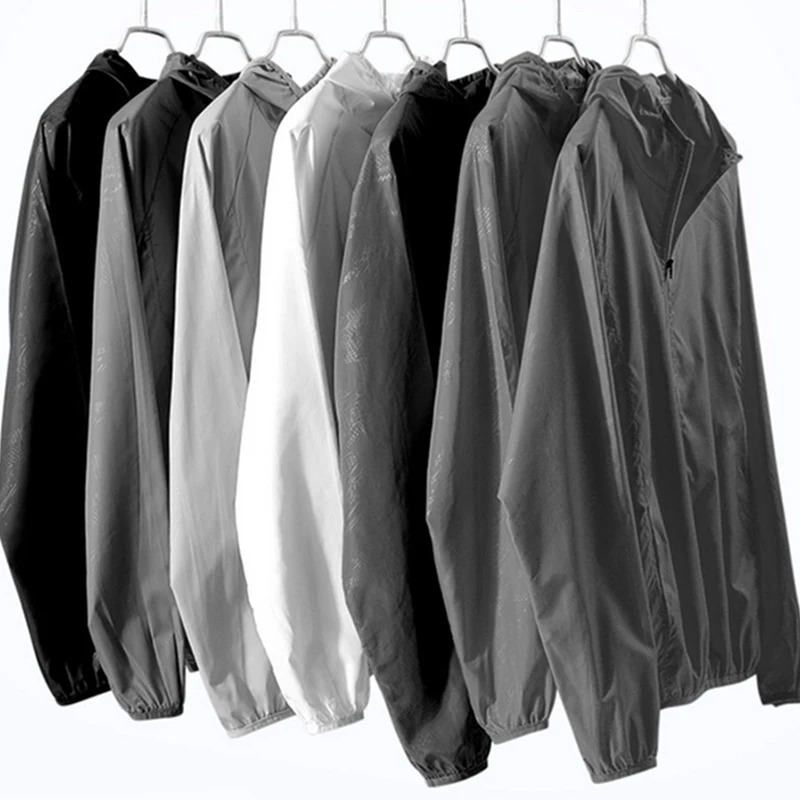 Camping Sun Protection Clothes Thin Lightweight Breathable Jacket Men Women Quick Dry Hiking Sport Coat Windbreaker Anti UV 250513