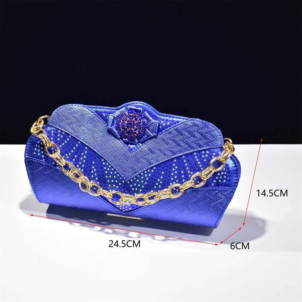 Arrival Evening New Bag Shoulder Chain Party Rhinestones Fashion Elegant Wedding Women's Handbag Crystal Small Wallet