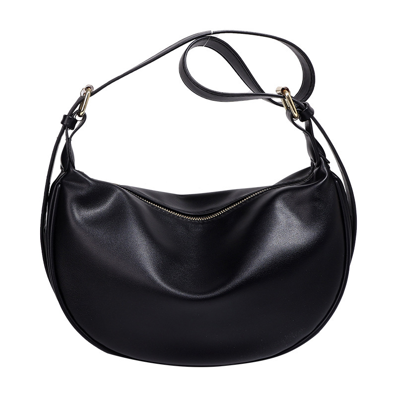 Free Delivery Designer Bag Soft Leather Large Capacity Fashionable Minimalist Leisure 2025 Autumn And Winter New Versatile Korean Version Crossbody Du