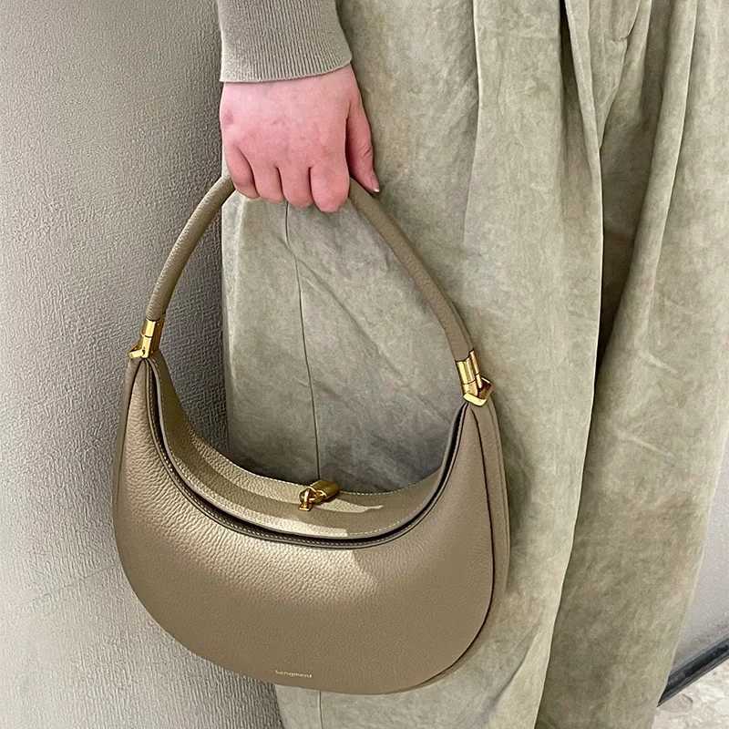 Brand Fi Wens Handbag Mtifunctional Leather Shoder Bag Versatile Underarm Bag Niche Design Crescent Bag Wens Bag Z250514