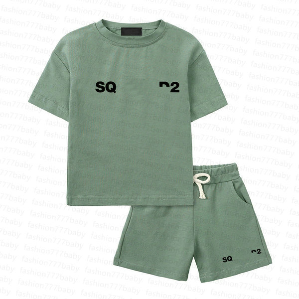New Fashion T-shirts Boys Girls cotton Clothes Sets Baby Summer Shirts Shorts Two Piece Sets Children Outdoor Tracksuits Kid designer Tees Fashion Appare Q222