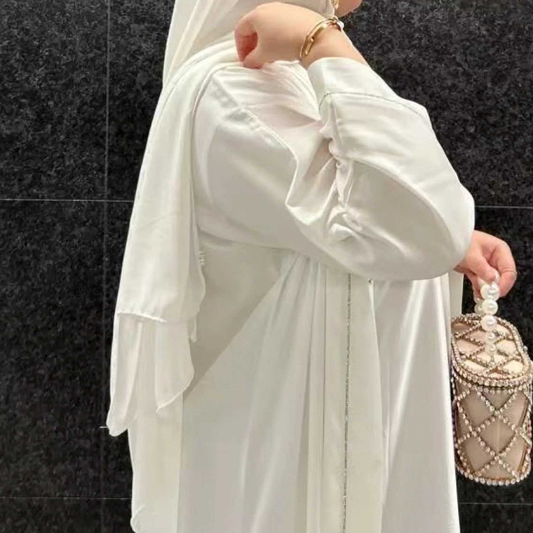 Eid Muslim Women Luxury Diamonds Abaya Dubai Turkey Kimono Islamic Fashion Clothing Cardigan Ramadan Arab Female Kaftan Morocco X250514