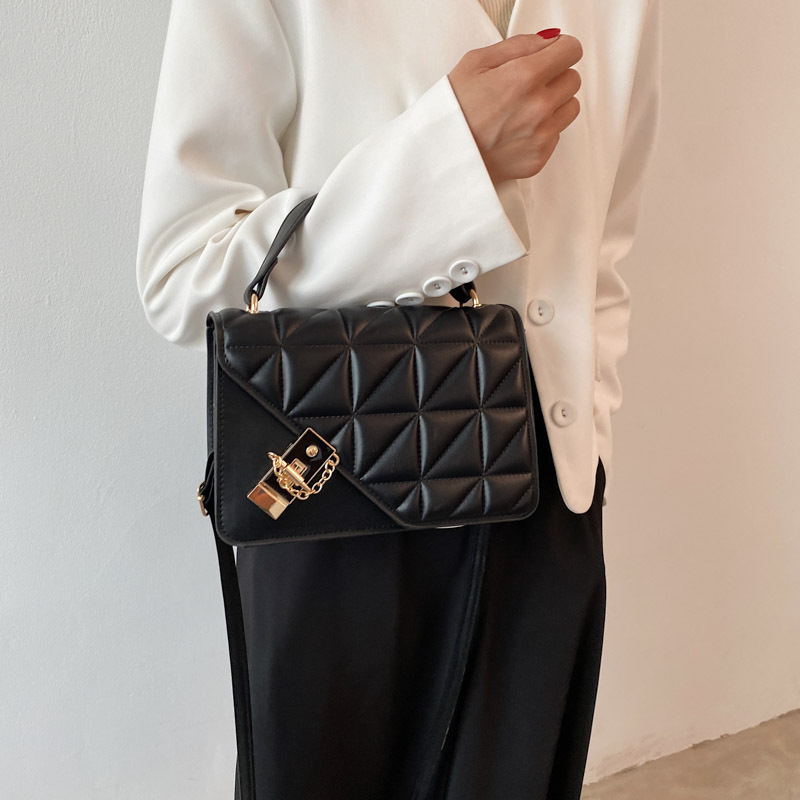 Free Delivery Designer Bag 2025 Single Shoulder Crossbody Simple Chain Fashionable And Casual Lingge Women's Small Square Bag Luxury Bag