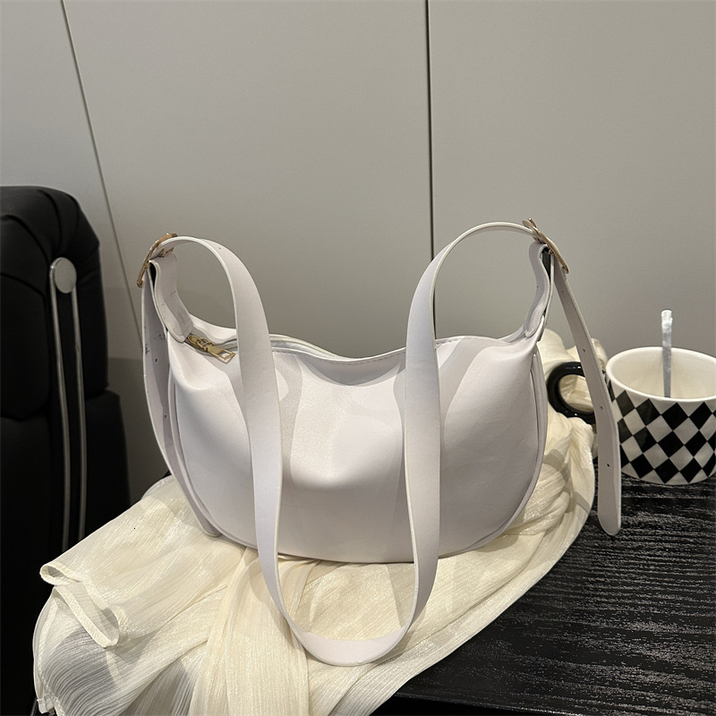 Solid Color For Women 2025 New Free Delivery Designer Bag New Model Internet Celebrity Simple Single Shoulder Underarm Soft PU Luxury Bag Crossbody Ba