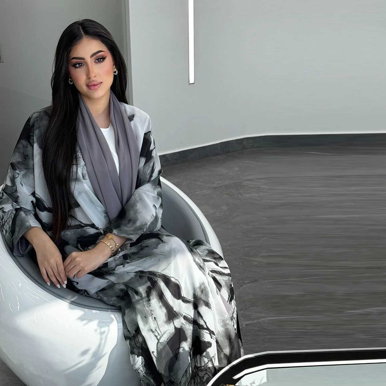 Muslim Women Print Kimono Open Abayas Dubai Turkey Kaftan Islam Jalabiya Ka Eid Djellaba Ramadan Caftan Marocain Femme Robe X250514