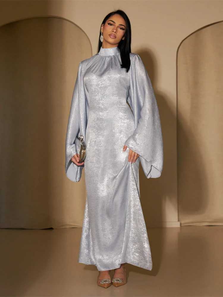 Fashion Satin Abaya Dubai Luxury 2024 Muslim Kaftan Dress Abayas For Women Ka Caftan Marocain Robe Femme Musulmane Vestidos X250514