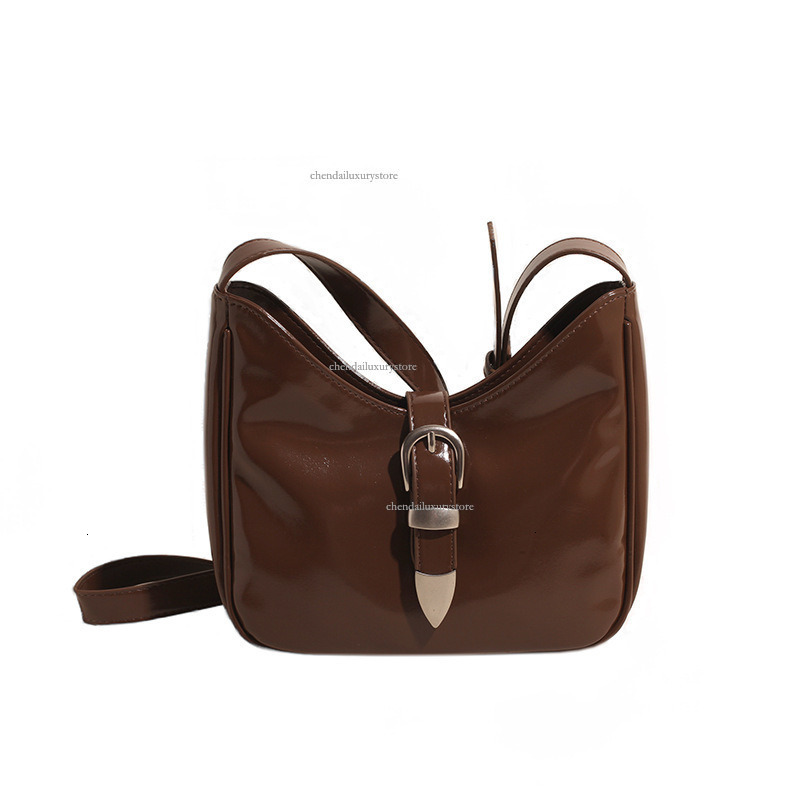Women's Free Shipping Designer Bag Summer New Fashion Patent Leather Shiny Surface Belt Shoulder Crossbody Bag Premium Mini Handbag Shopping Bag 