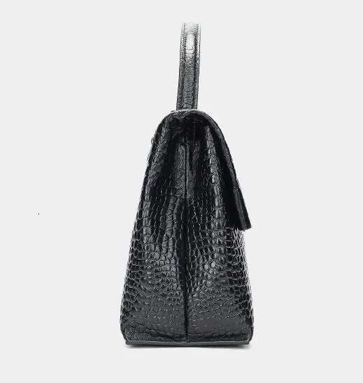 High-Grade Leather Women's Bag Fashion Crocodile Print Handbags Large Capacity Commuter Shoulder Crossbody Bags Woman