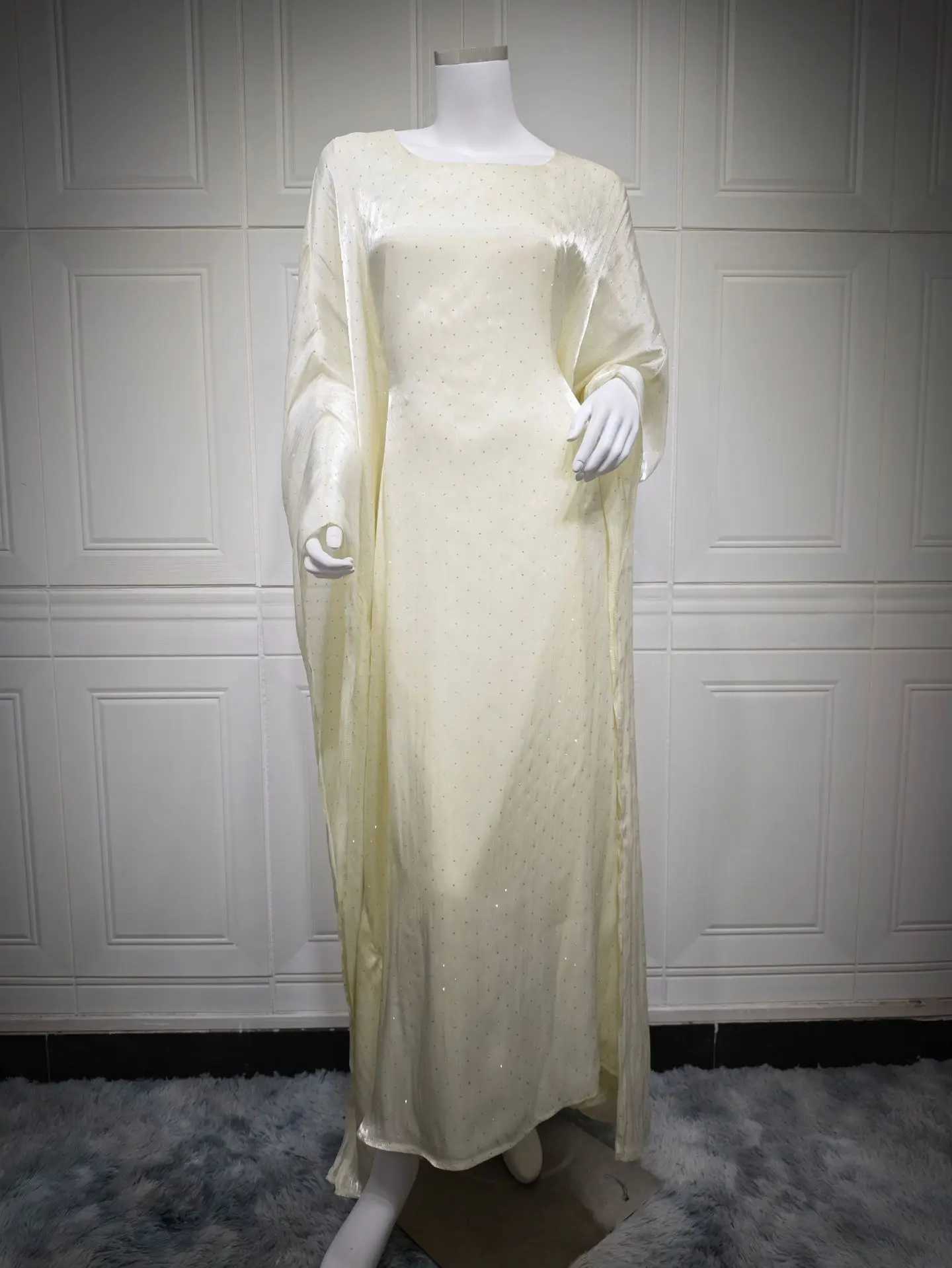 Morocco Dubai Diamonds Abayas for Women Muslim Modest Dress Batwing Slve Kaftan Jalabiya Ka Eid Djellaba Caftan Robe Arab X250514