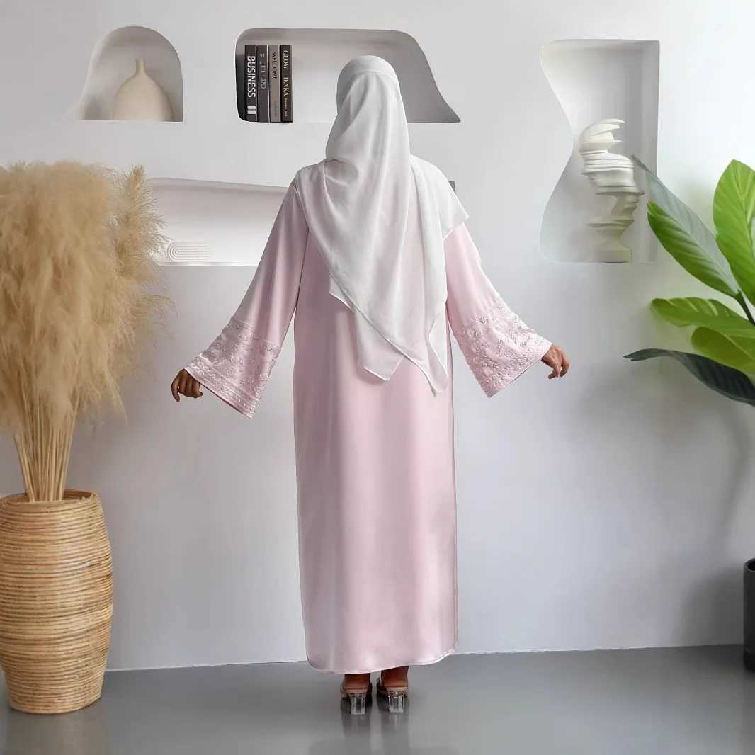 Eid Muslim Women Dresses Jalabiya Beading Cardigan Robe Ramadan Morocco Dubai Open Abayas Kaftan Islam 2025 Modest Vestidos X250514