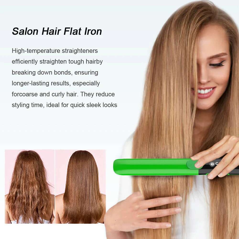 Plasma Flat Iron 500F Vibrate Straightener Keratin Treatment For Frizzy Recovers The Damaged Hair Irons