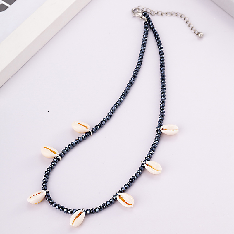 Accessories Crystal Shell Necklace Simple Fashion Direct Sale Elegant